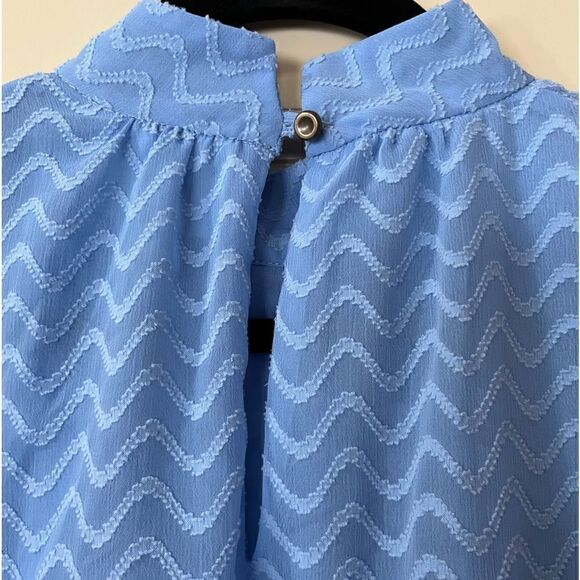 ANTHROPOLOGIE MAEVE Charley Halter Blouse Blue Women’s Size XS - Picture 5 of 8